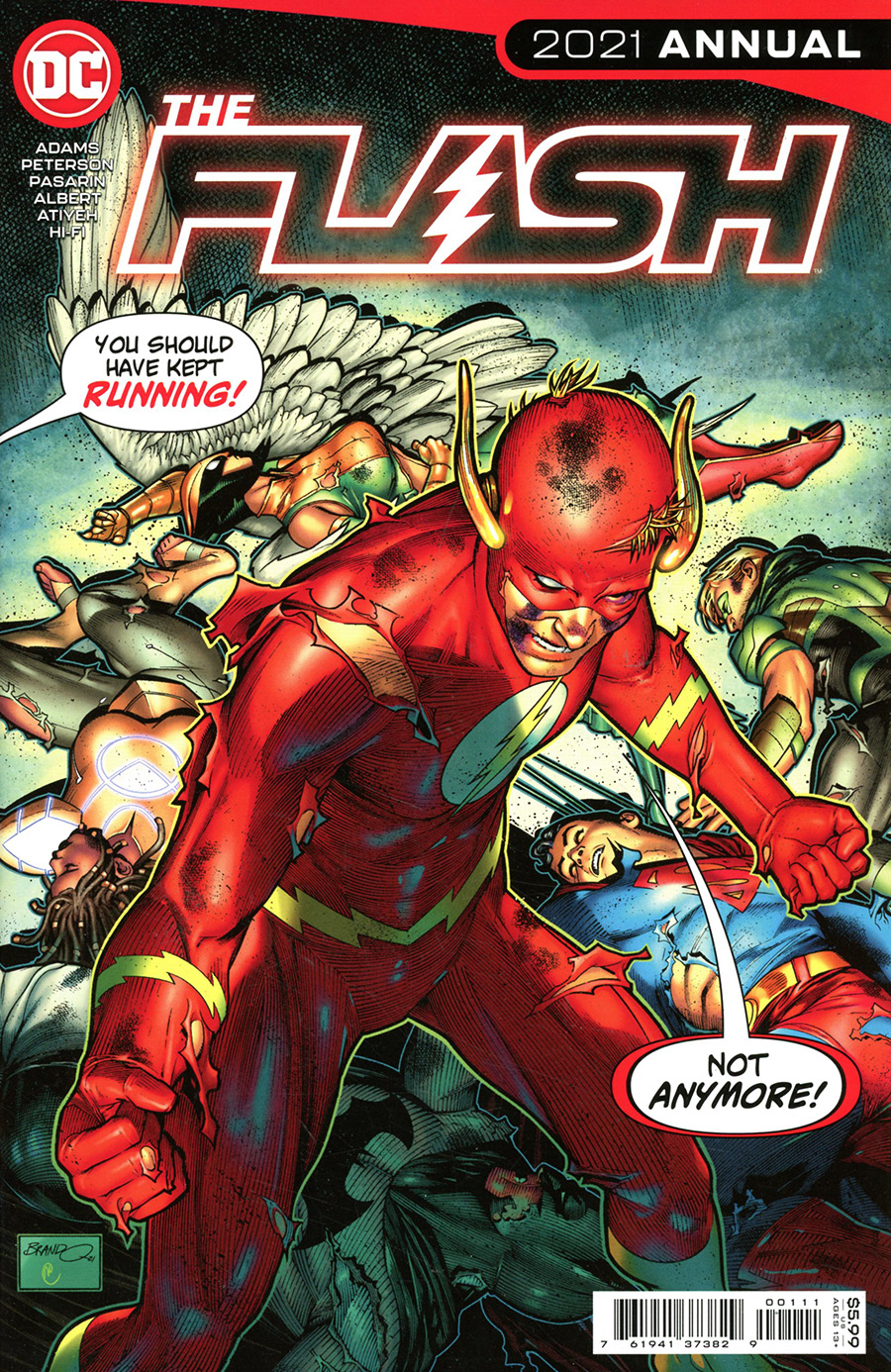 Flash Vol 5 Annual 2021 #1 Cover A Regular Brandon Peterson Cover