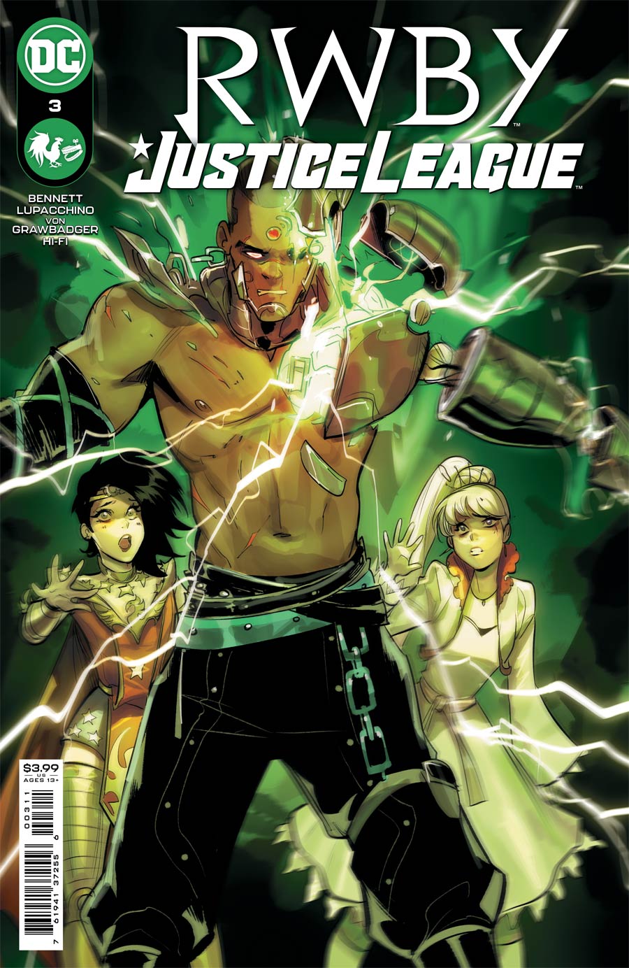 RWBY Justice League #3 Cover A Regular Mirka Andolfo Cover