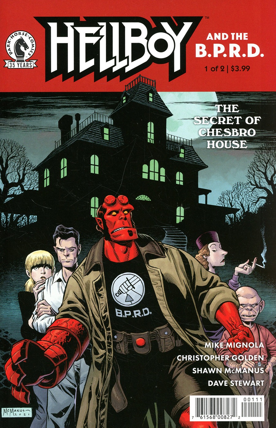 Hellboy And The BPRD Secret Of Chesbro House #1 Cover A Regular Shawn McManus Cover