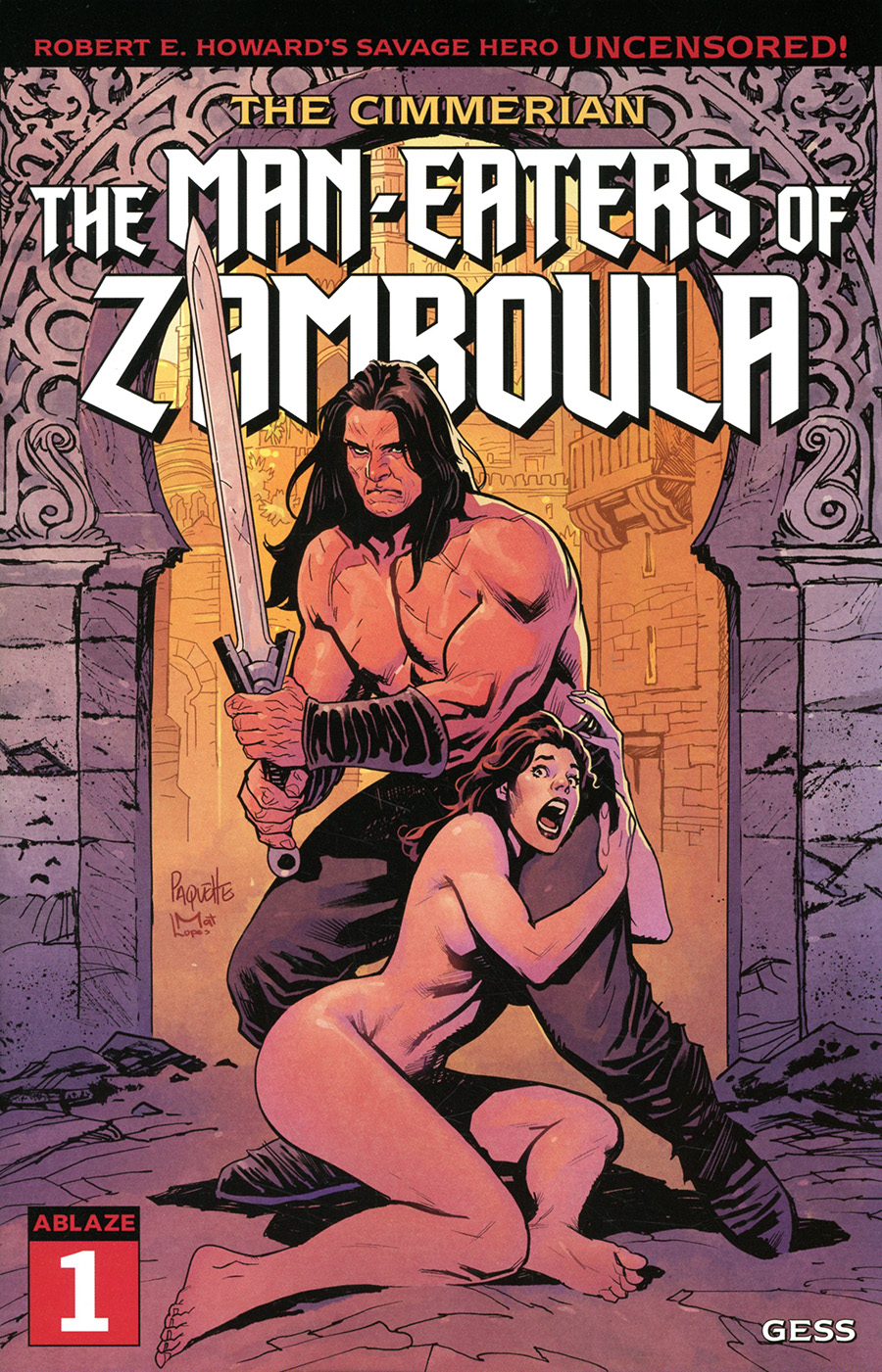 Cimmerian Man-Eaters Of Zamboula #1 Cover A Regular Yanick Paquette Cover