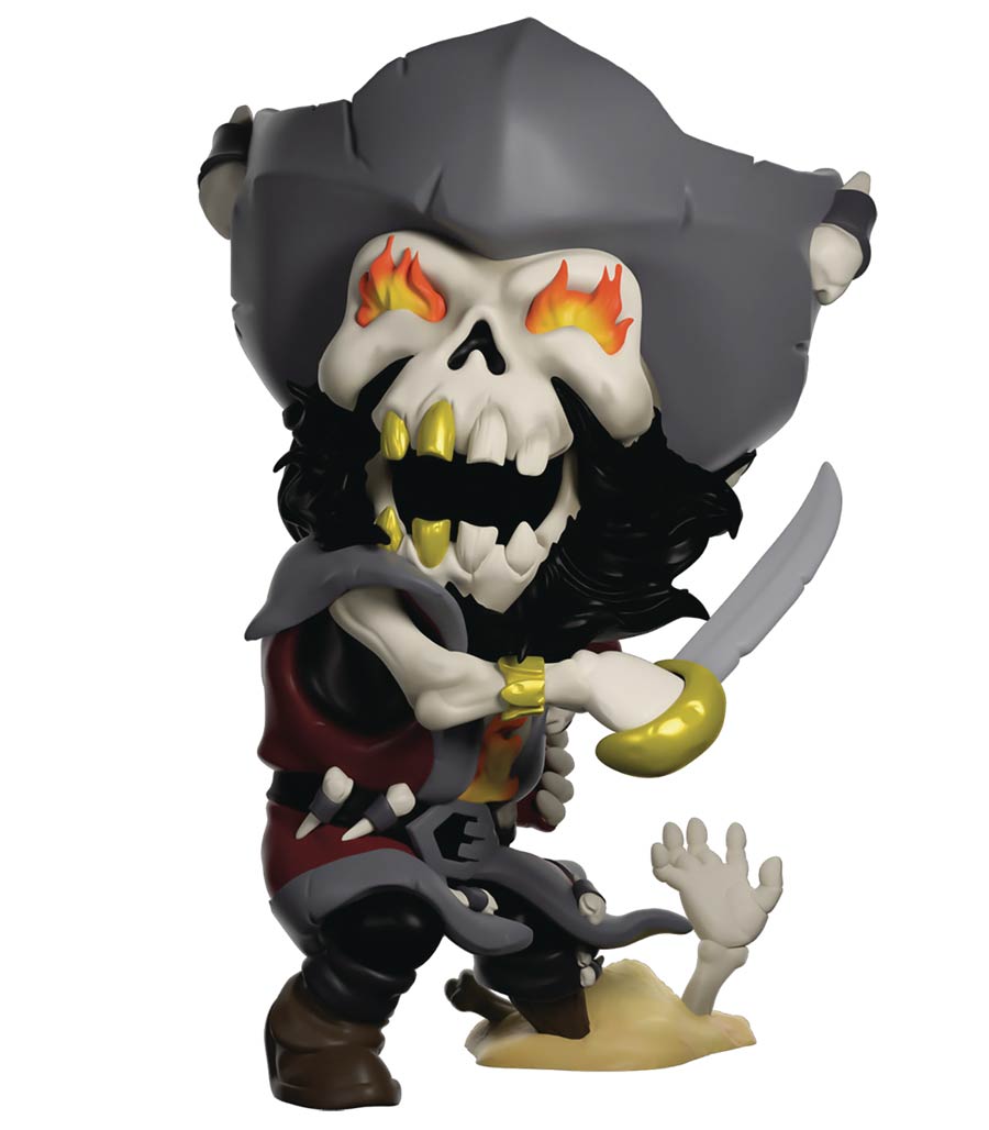 Sea Of Thieves Vinyl Figure - Captain Flameheart 4.3-Inch