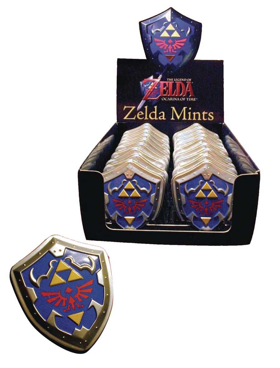 Legend Of Zelda Links Shield Peppermint Candy Tin