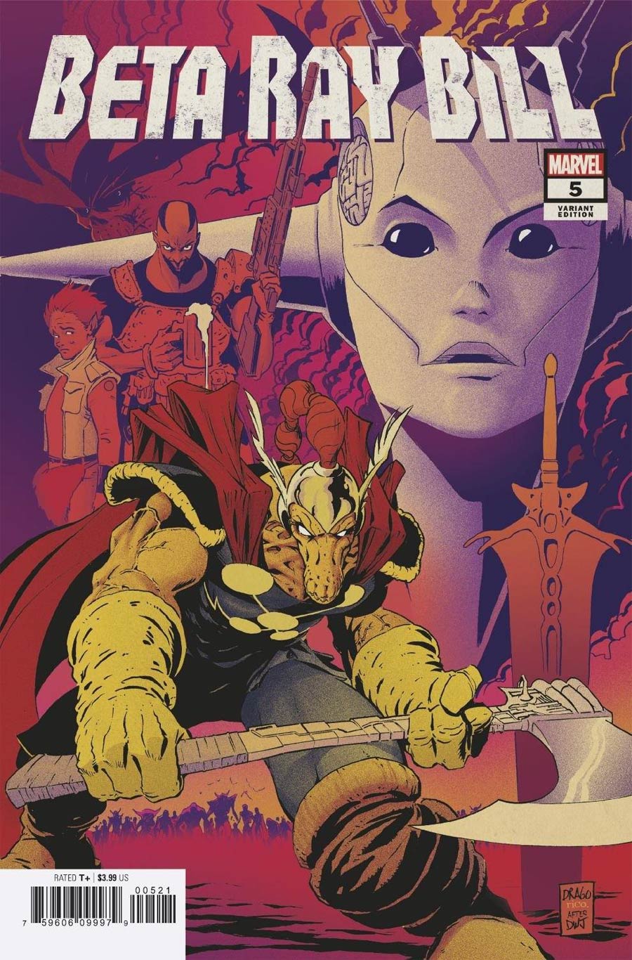 Beta Ray Bill #5 Cover B Incentive Nick Dragotta Variant Cover