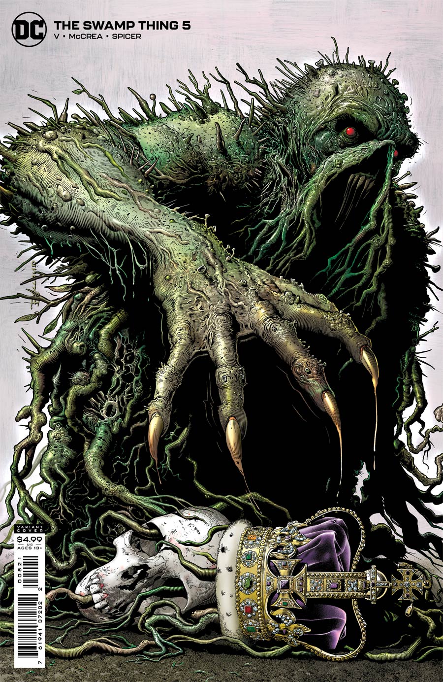 Swamp Thing Vol 7 #5 Cover B Variant Brian Bolland Card Stock Cover