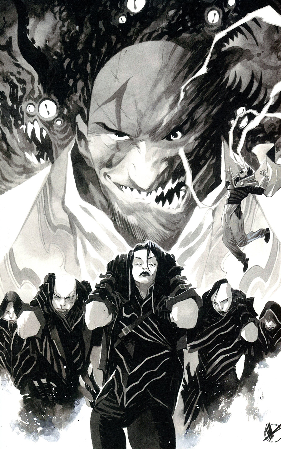 Magic (MTG) #2 Cover H Incentive Matteo Scalera Black & White Virgin Cover