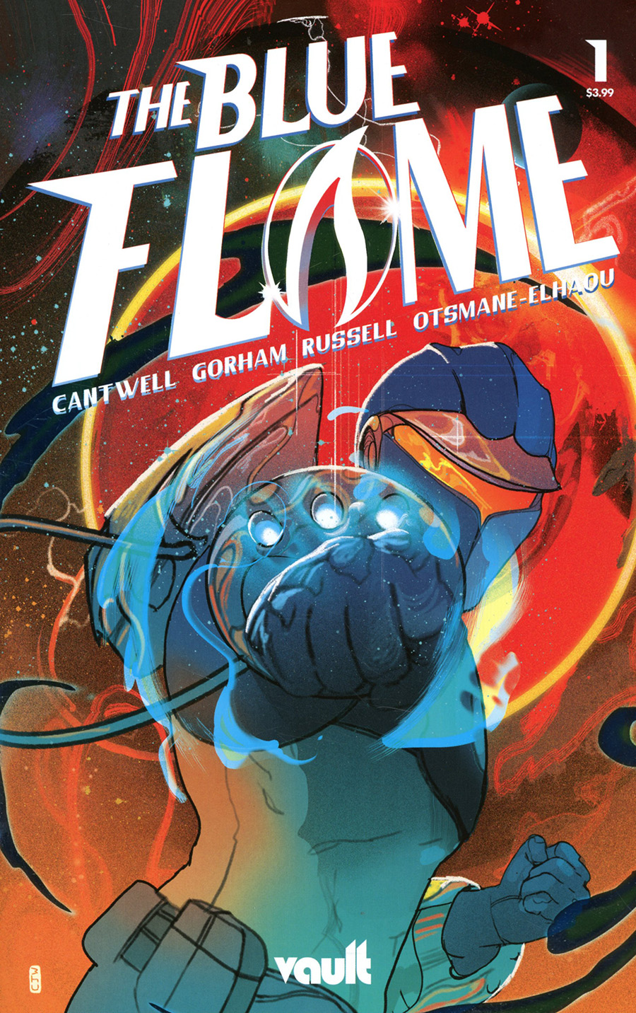 Blue Flame #1 Cover G Incentive Christian Ward Foil Variant Cover