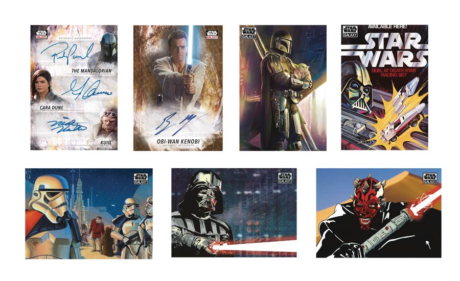 Topps 2021 Star Wars Chrome Galaxy Trading Cards Box