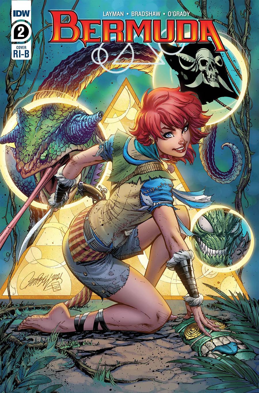 Bermuda #2 Cover C Incentive J Scott Campbell Variant Cover