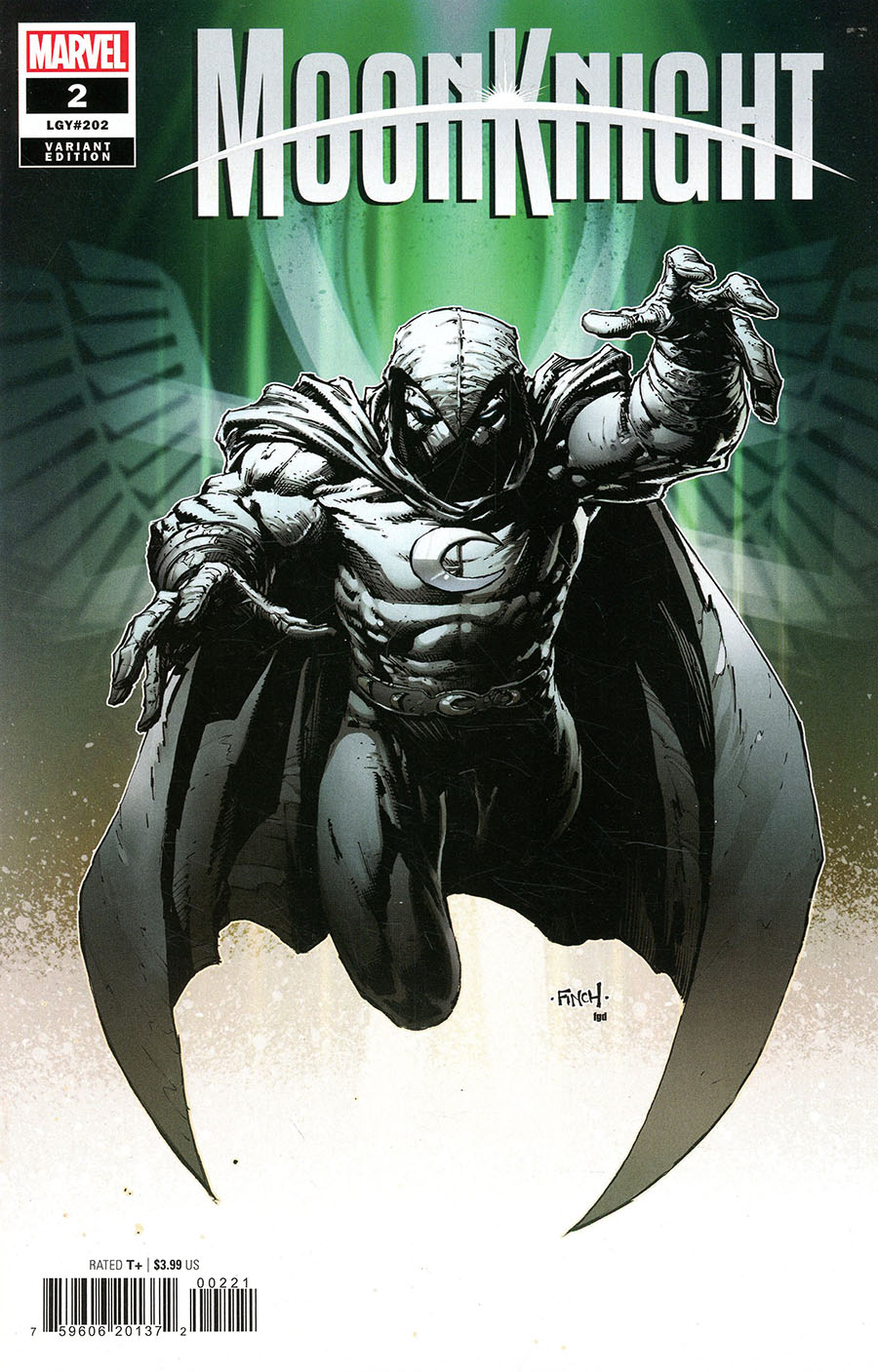 Moon Knight Vol 9 #2 Cover D Incentive David Finch Variant Cover