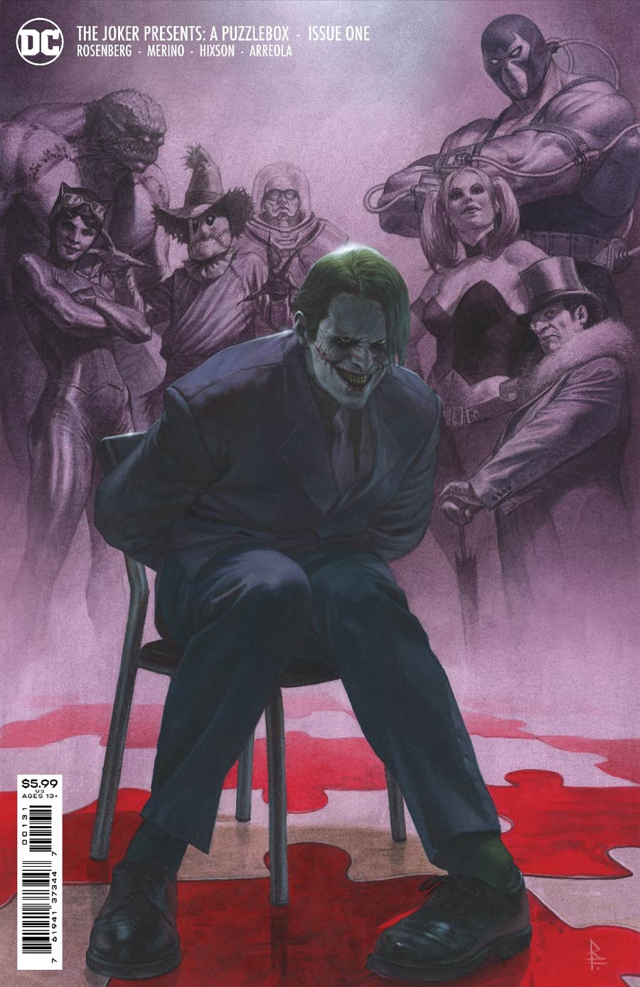 Joker Presents A Puzzlebox #1 Cover B Variant Riccardo Federici Card Stock Cover