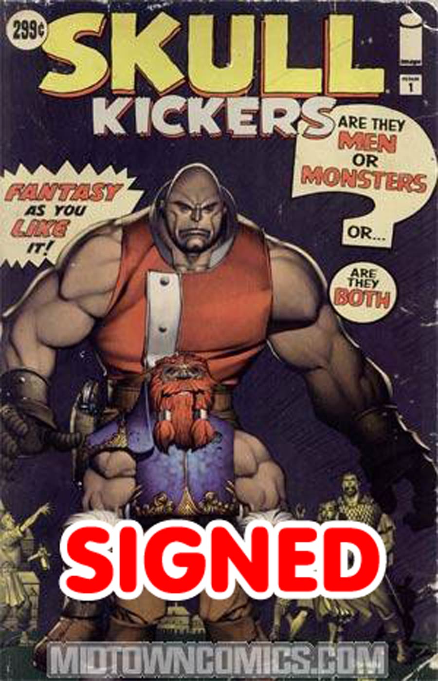 Skullkickers #1 Cover F Signed by Edwin Huang