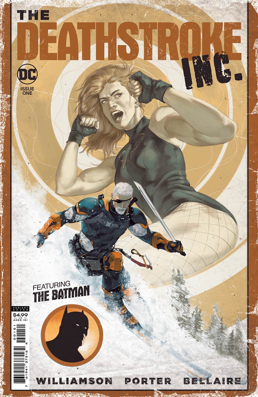 Deathstroke Inc #1 Cover E Incentive Dima Ivano Card Stock Variant Cover