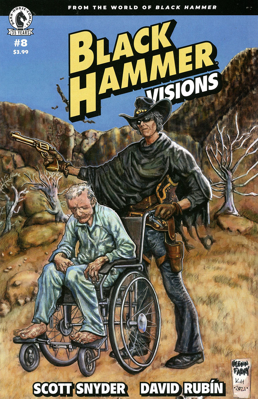 Black Hammer Visions #8 Cover C Variant Glenn Fabry & Karen Holloway Cover