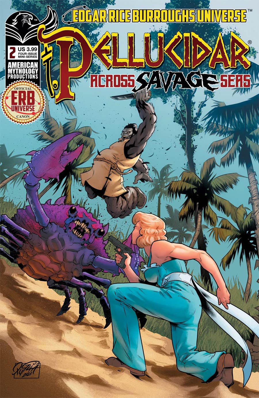 Pellucidar Across Savage Seas #2 Cover A Regular Miriana Puglia Cover