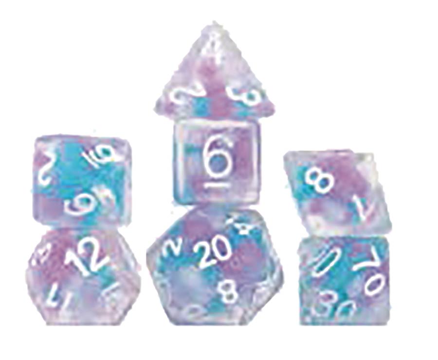 Glowworm Dice Set - Cotton Candy