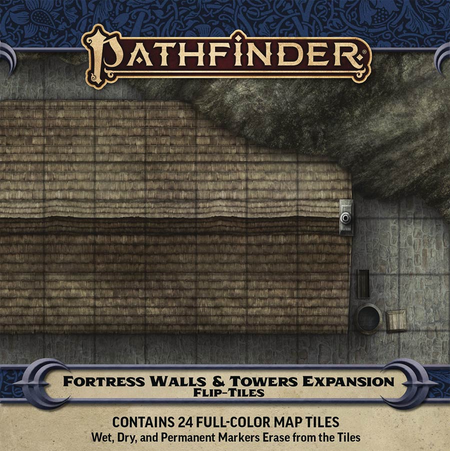 Pathfinder Flip-Tiles - Fortress Walls & Towers Expansion