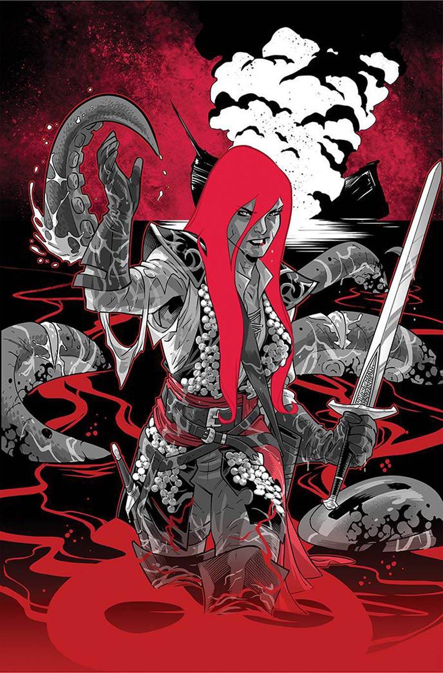 Red Sonja Black White Red #3 Cover J Limited Edition Sean Izaakse Virgin Cover