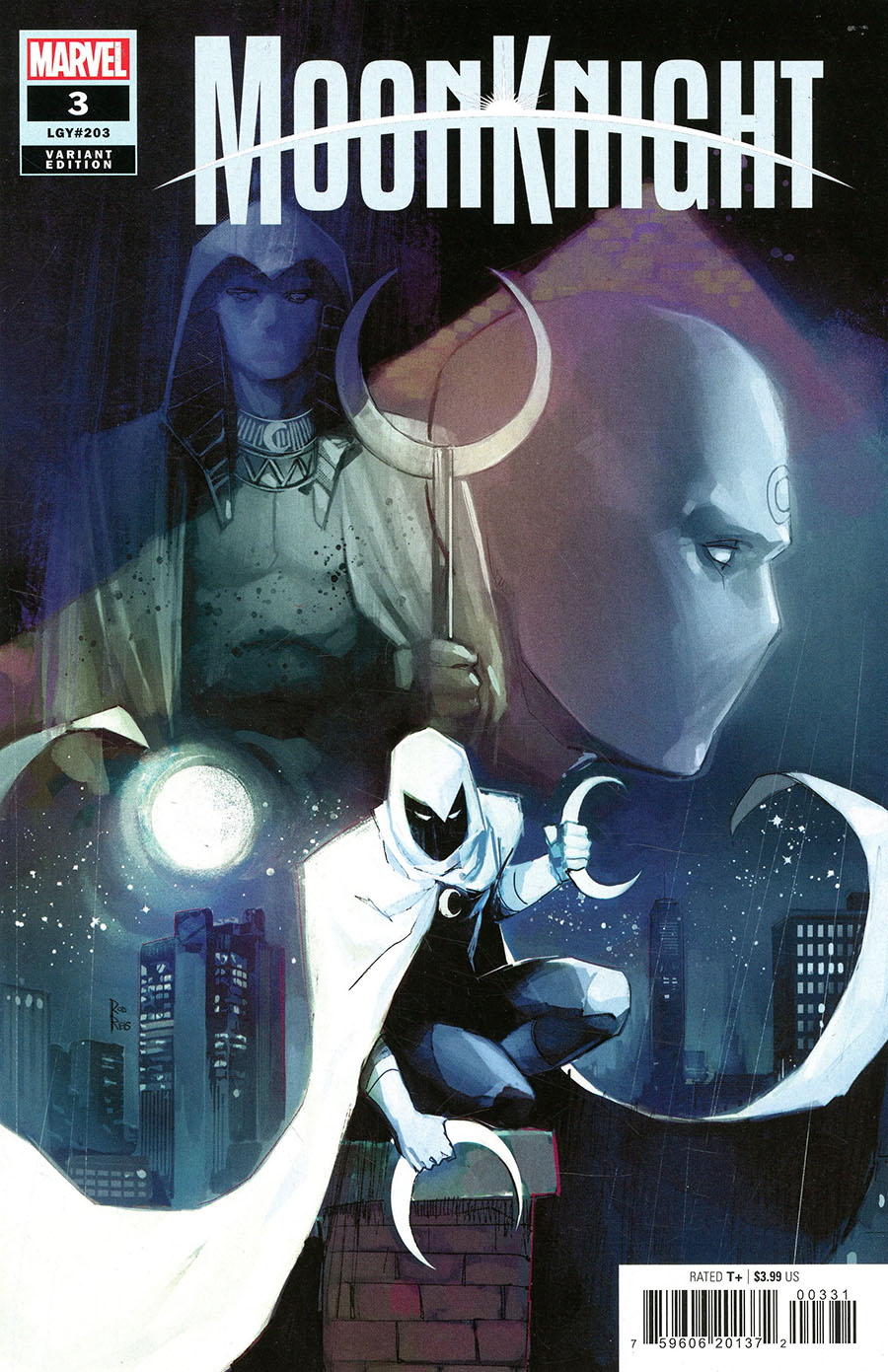 Moon Knight Vol 9 #3 Cover C Incentive Rod Reis Variant Cover