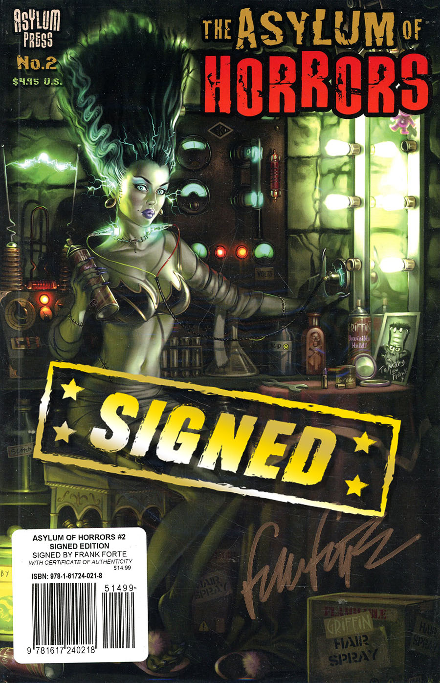 Asylum Of Horrors Vol 2 TP Signed Edition