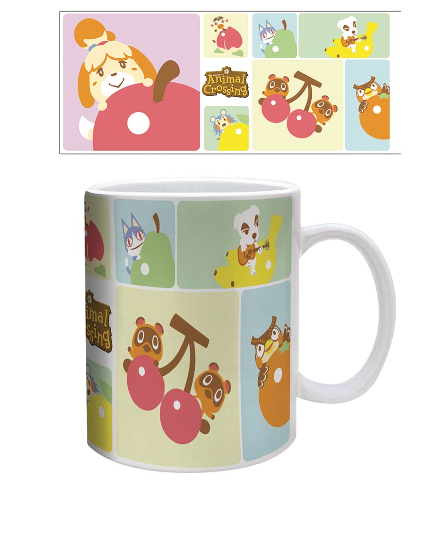 Animal Crossing 11-Ounce Mug - Grid