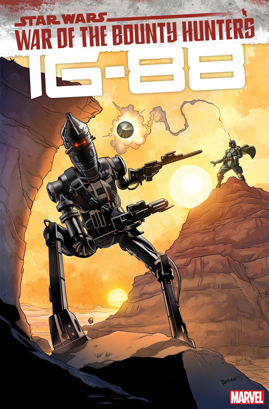 Star Wars War Of The Bounty Hunters IG-88 #1 (One Shot) Cover E Incentive Ray-Anthony Height Variant Cover