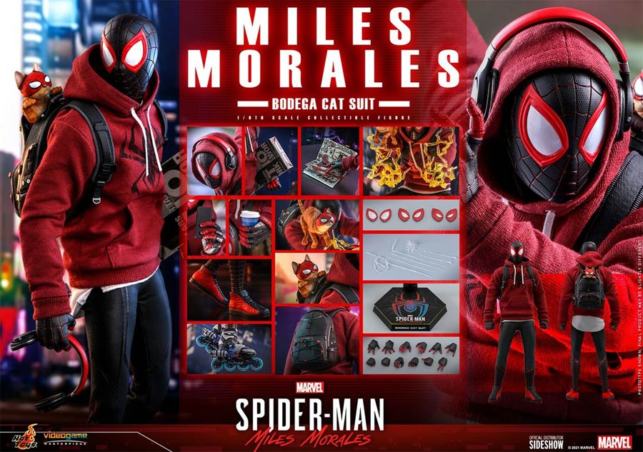 Miles Morales (Bodega Cat Suit) Sixth Scale Collectible Figure - Marvel's  Spider-Man: Miles Morales