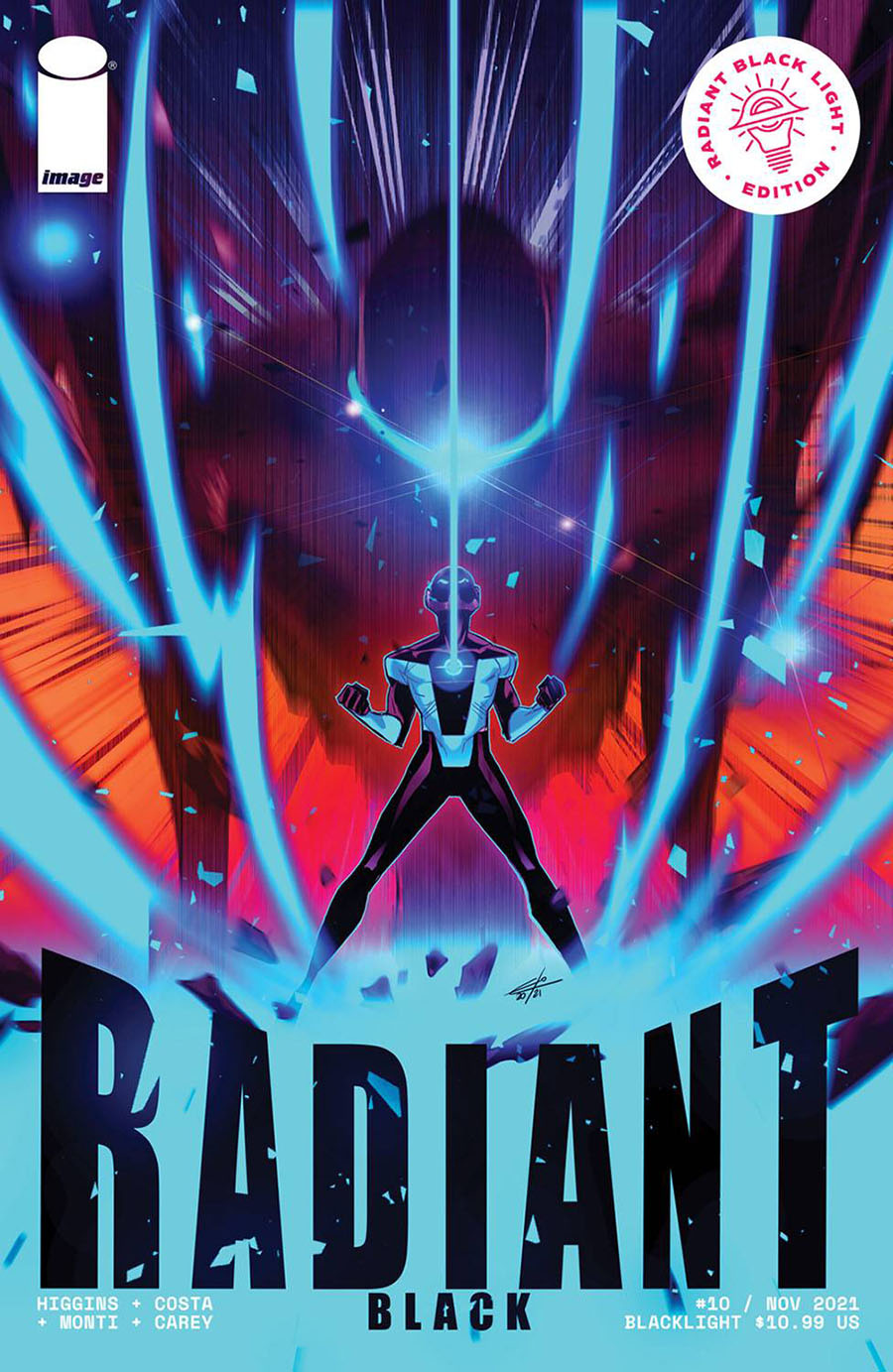 Radiant Black #10 Cover D Blacklight Edition (Limit 1 Per Customer)