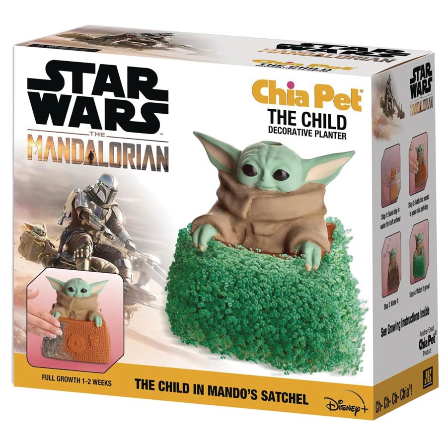 Chia Pet - Star Wars The Child In Mandos Satchel