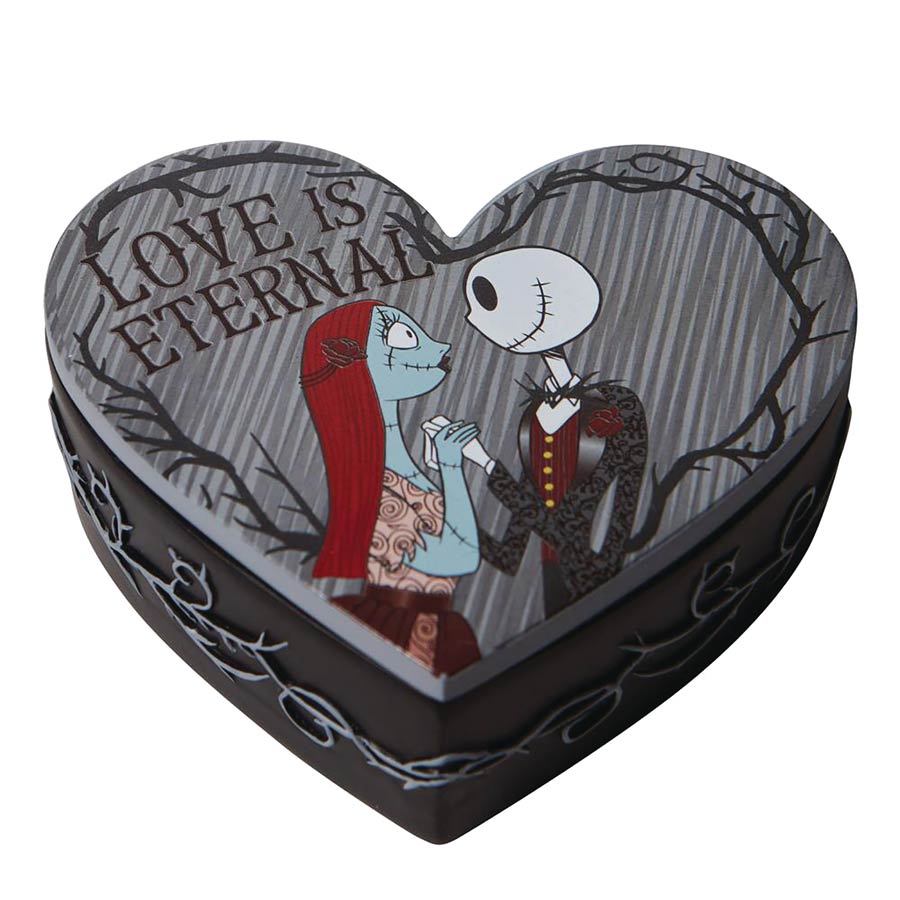 Disney Showcase Nightmare Before Christmas Jack & Sally Trinket Box