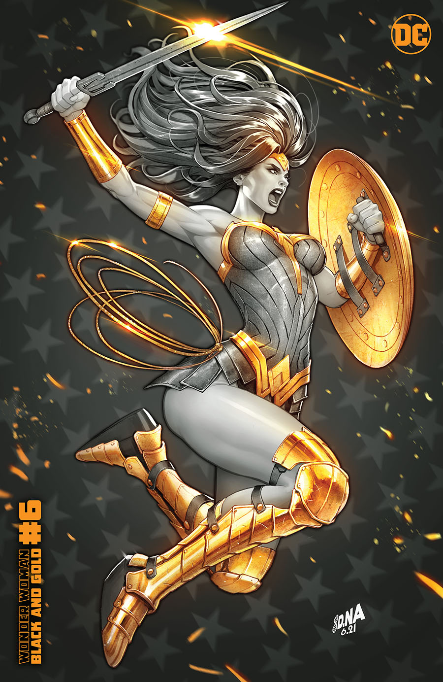 Wonder Woman Black & Gold #6 Cover C Incentive David Nakayama Variant Cover