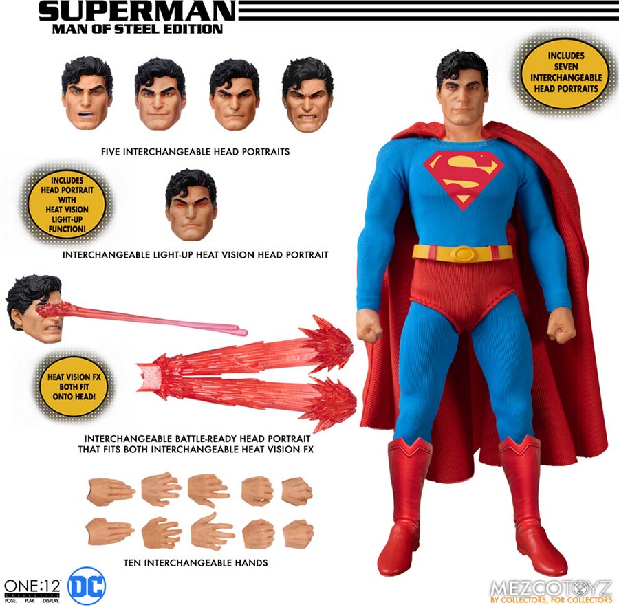 Superman man of 2024 steel action figure