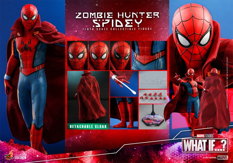 Marvel Zombie Hunter Spidey Sixth Scale Figure