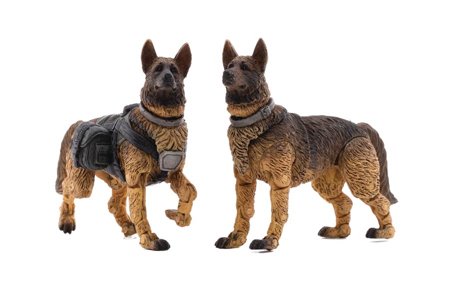 Joy Toy Military Dog 1/18 Scale 2-Pack Figure