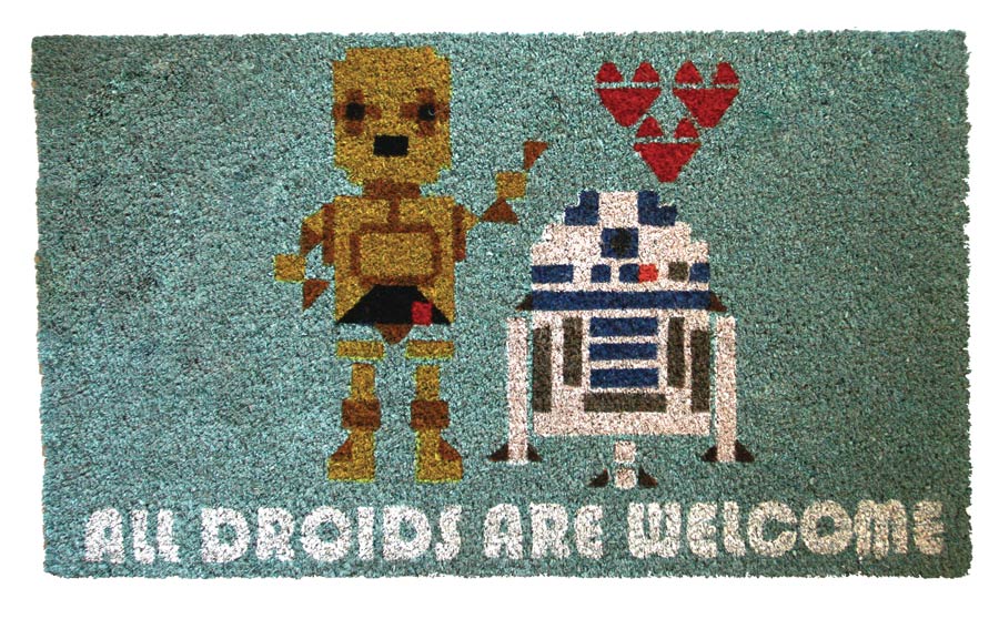 Star Wars All Droids Are Welcome Doormat