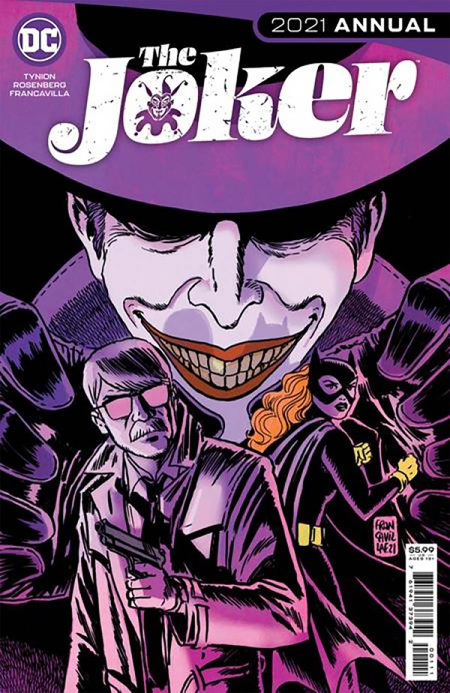 Joker Vol 2 2021 Annual #1 (One Shot) Cover C DF Gold Signature Series Signed By James Tynion IV