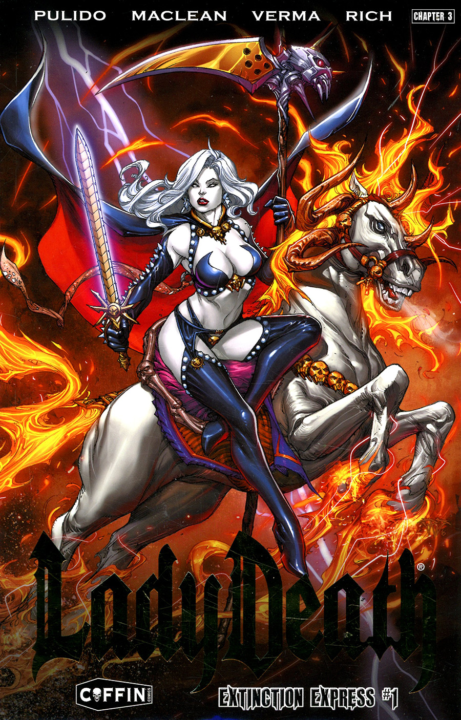 Lady Death Extinction Express #1 Cover H Premiere Edition