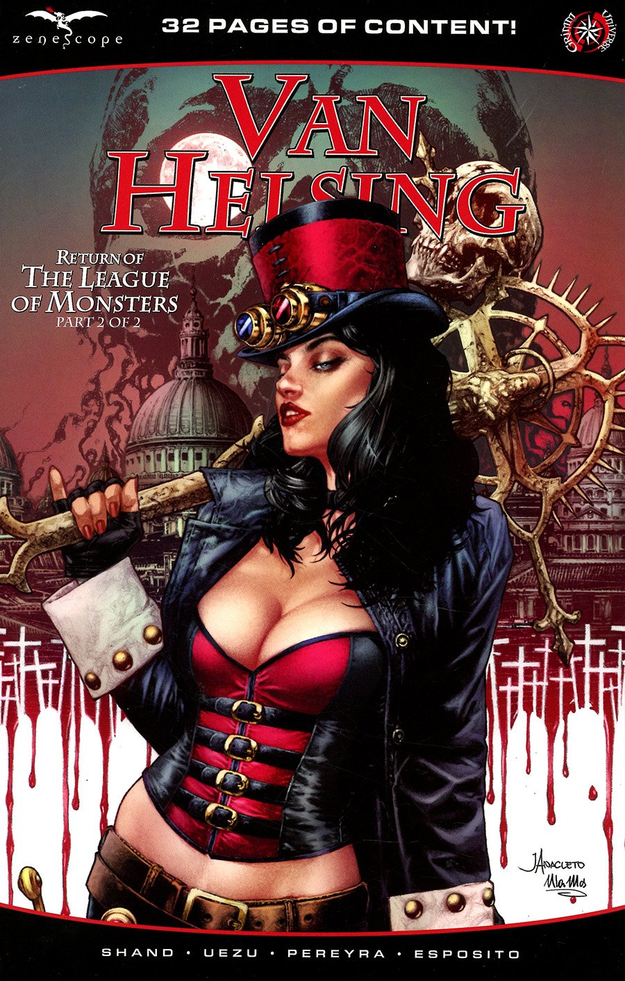 Grimm Fairy Tales Presents Van Helsing Return Of The League Of Monsters #2 Cover C Jay Anacleto