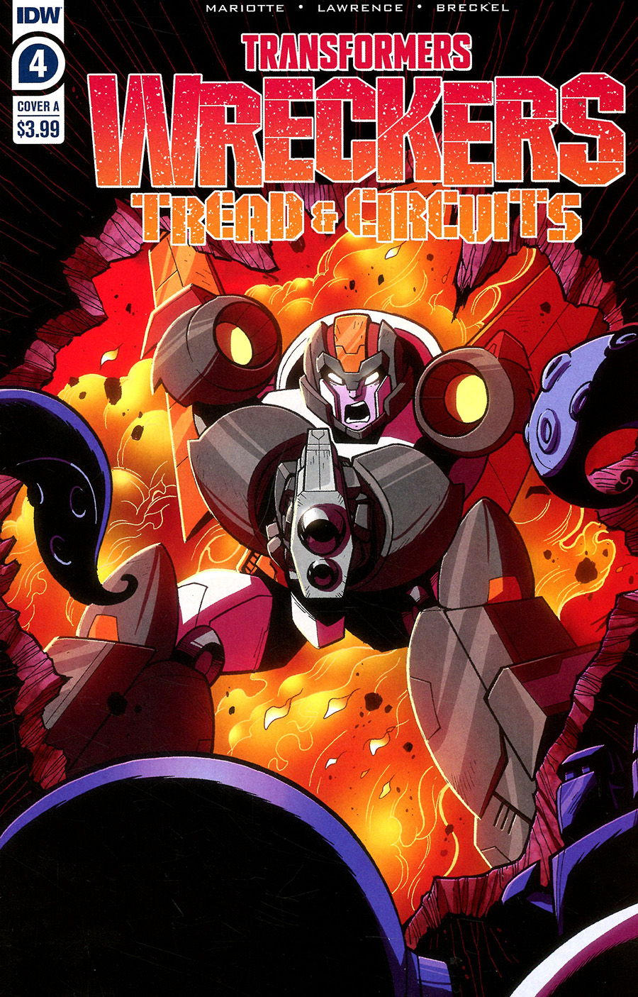 Transformers Wreckers Tread & Circuits #4 Cover A Regular Jack Lawrence Cover