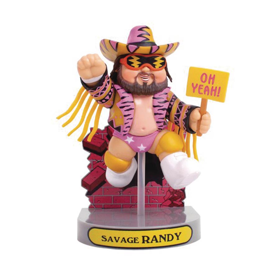 Garbage Pail Kids x WWE Savage Randy Figure