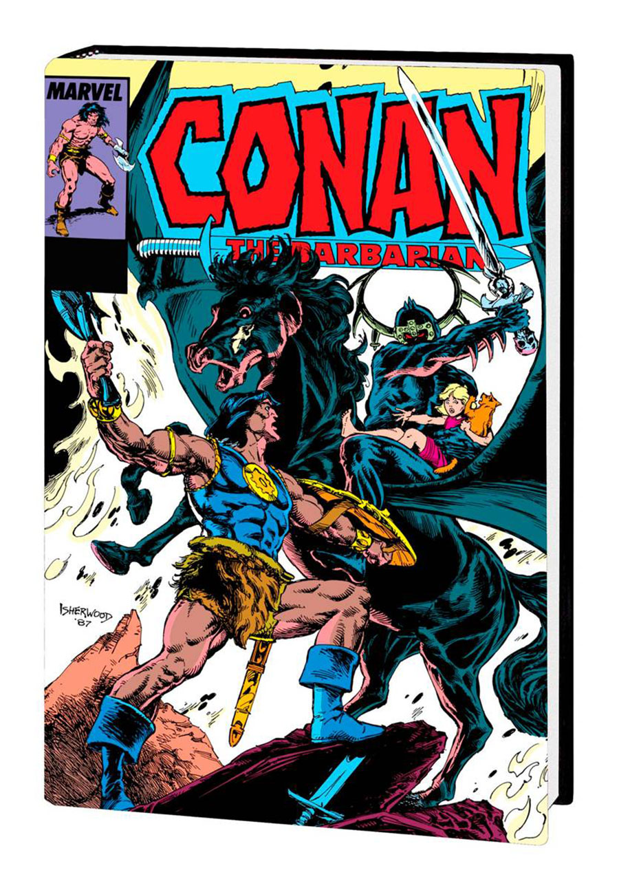 Conan The Barbarian Original Marvel Years Omnibus Vol 8 HC Direct Market Geof Isherwood Variant Cover