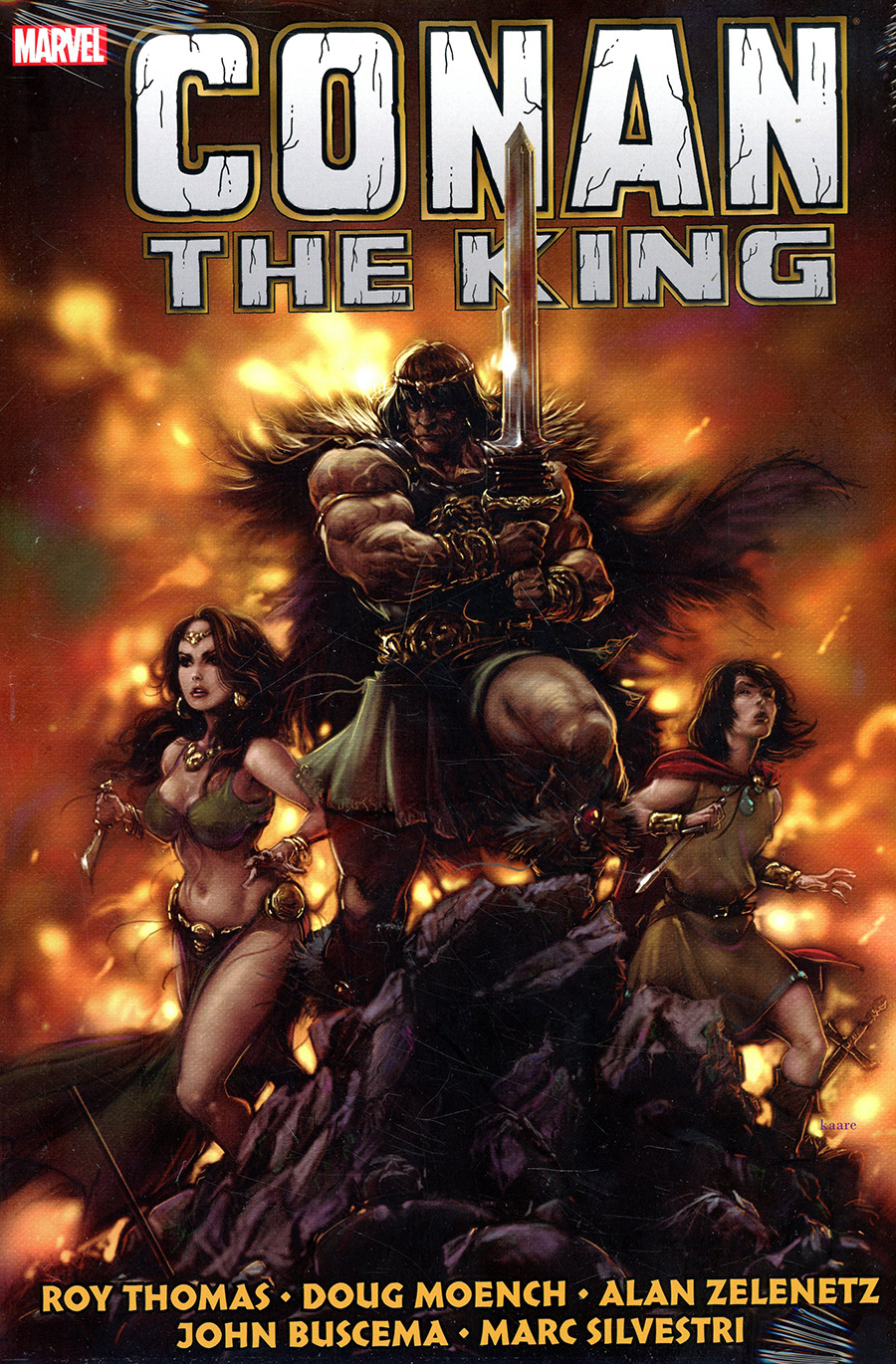 Conan The King Original Marvel Years Omnibus Vol 1 HC Book Market Kaare Andrews Cover