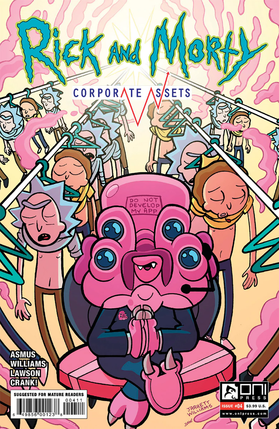 Rick And Morty Corporate Assets #4 Cover A Regular Jarrett Williams Cover