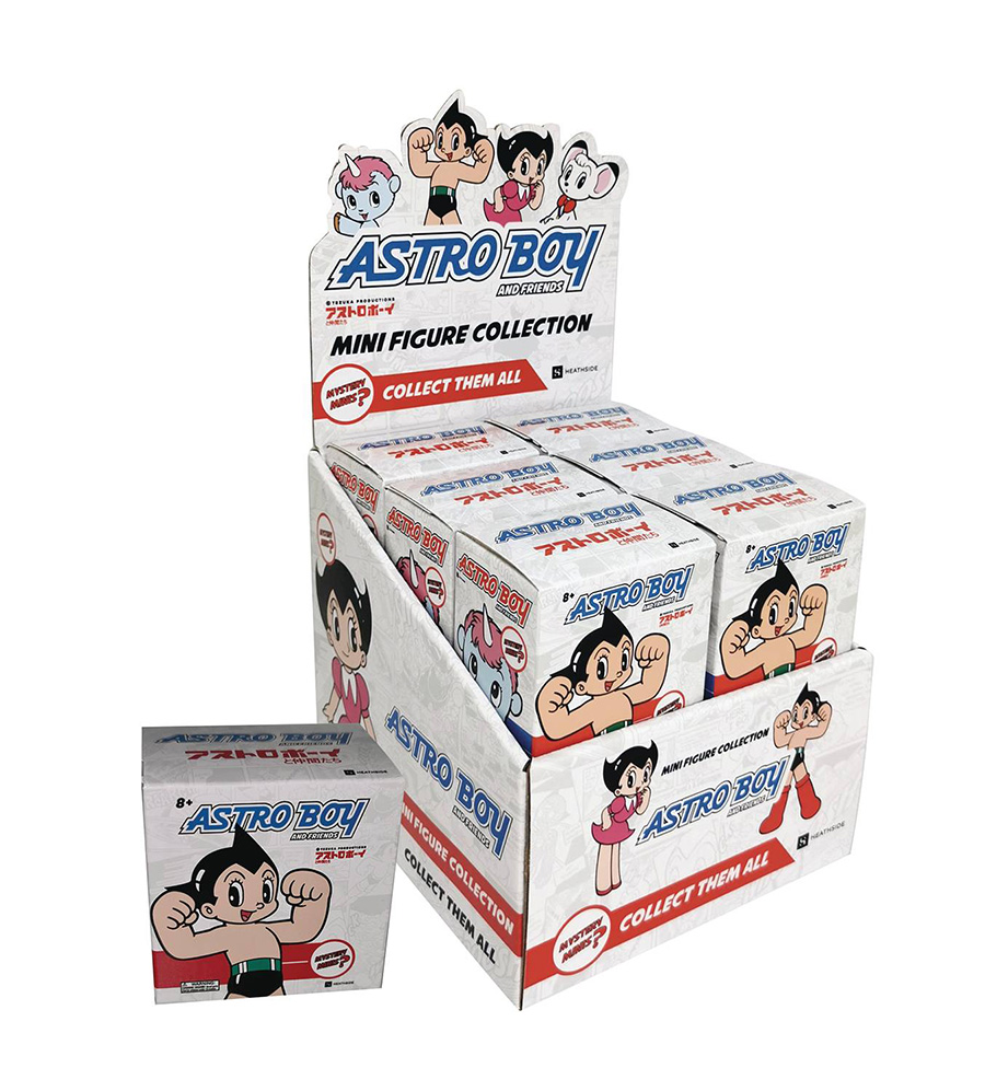 Astro Boy Previews Exclusive Mini Figure Blind Mystery Box 12-Piece Display