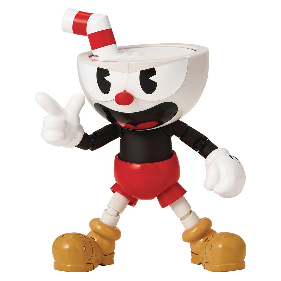 Cuphead Previews Exclusive Action Figure - Cuphead