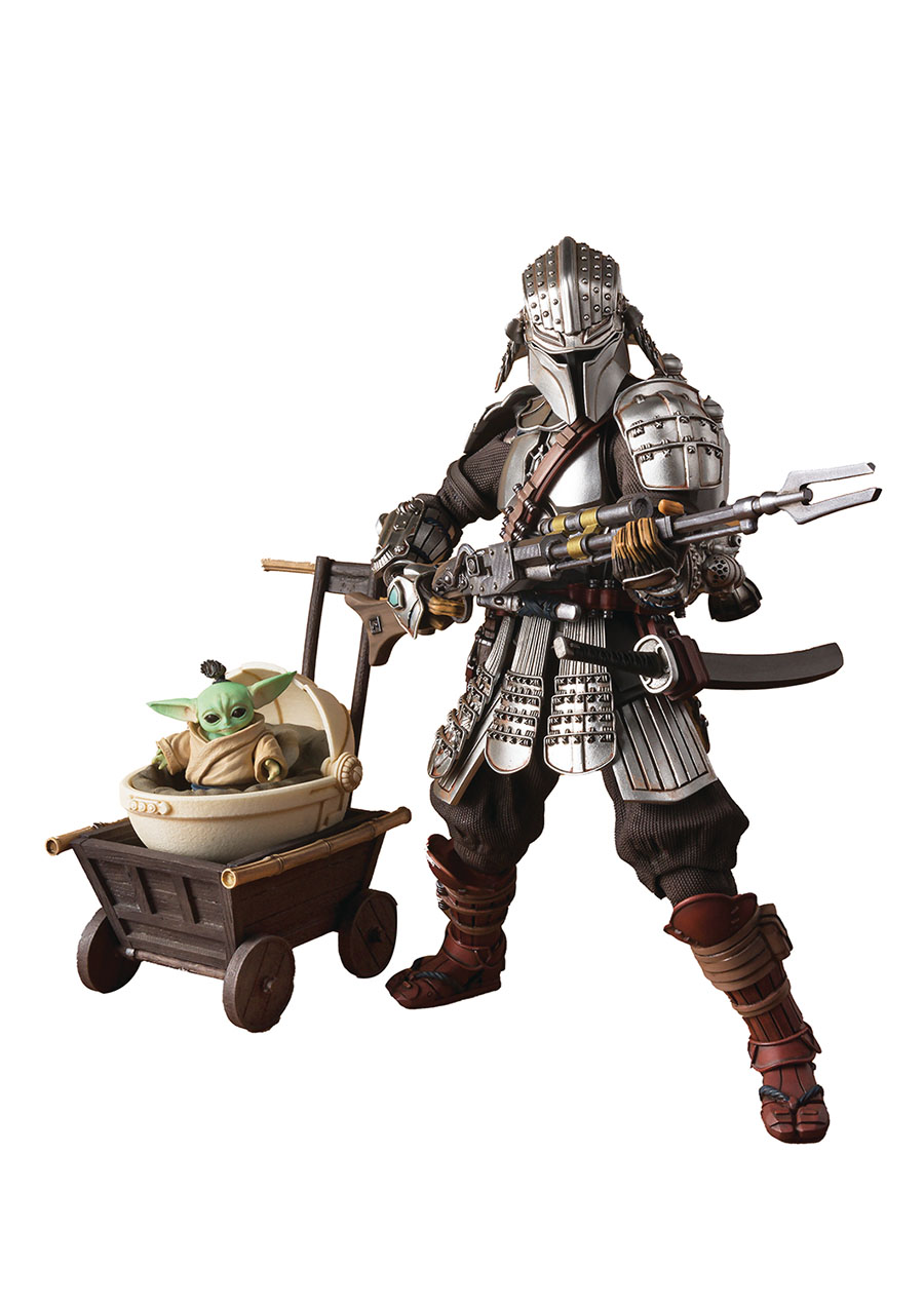 Star Wars Meisho Movie Realization - Ronin Mandalorian (Beskar Armor) & Grogu Action Figure