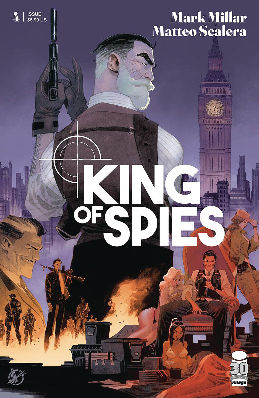 King Of Spies #4 Cover A Regular Matteo Scalera Color Cover