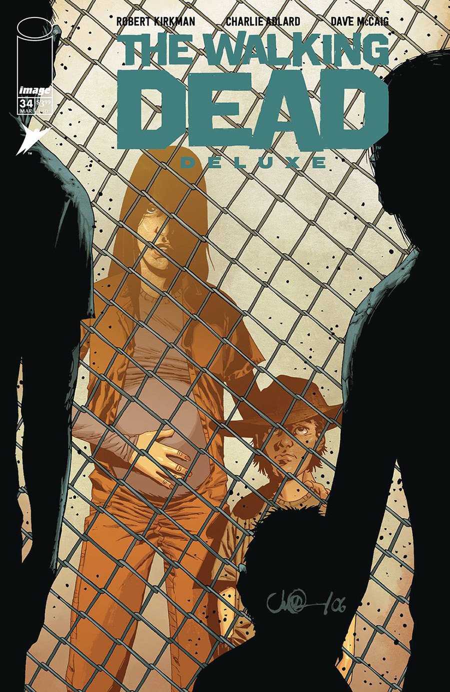 Walking Dead Deluxe #34 Cover B Variant Charlie Adlard & Dave McCaig Cover