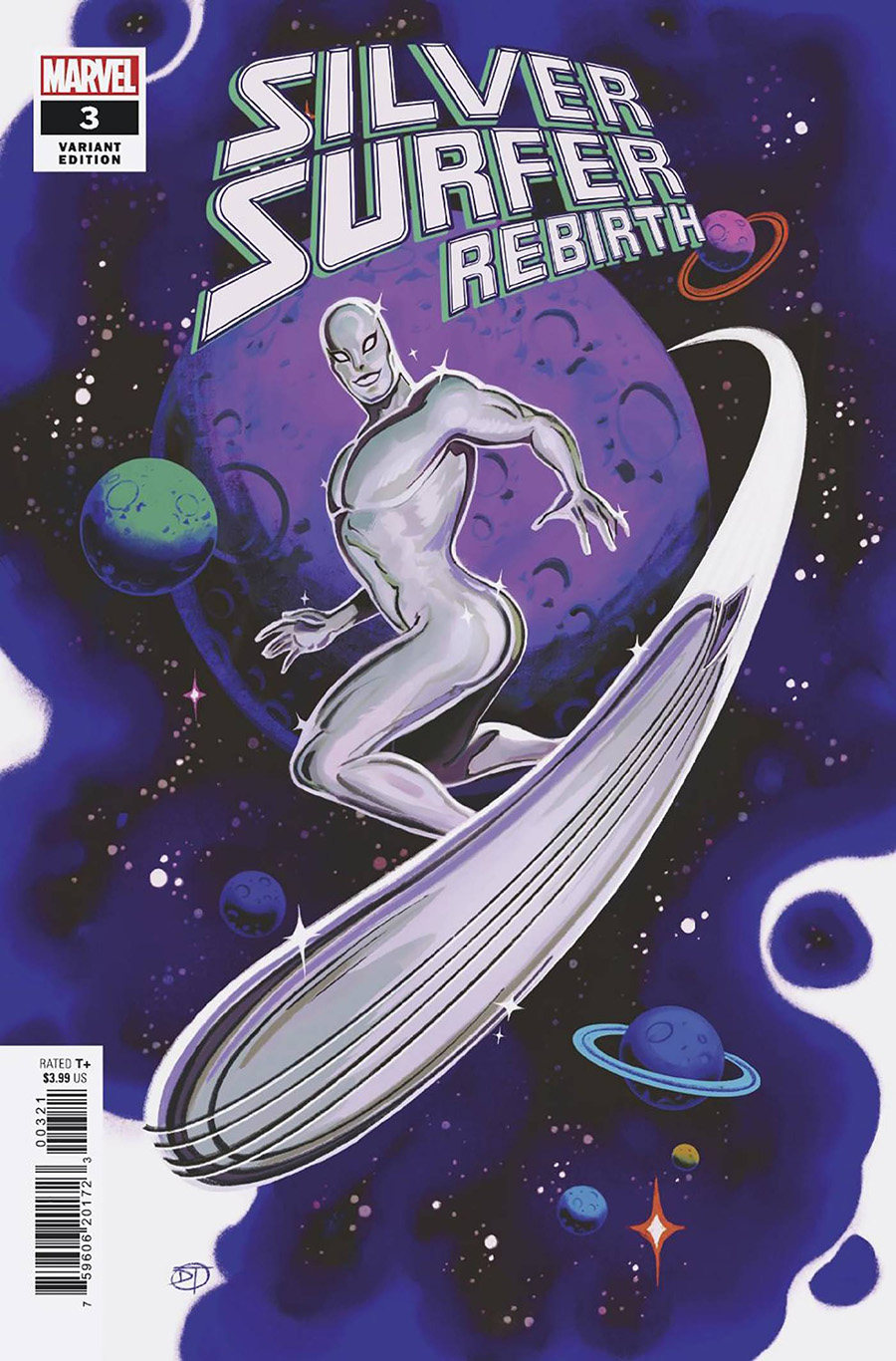 Silver Surfer Rebirth #3 Cover C Variant David Talaski Cover