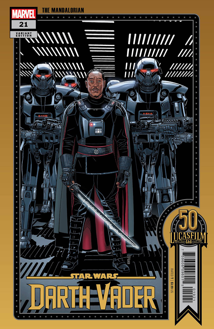 Star Wars Darth Vader #21 Cover B Variant Chris Sprouse Lucasfilm 50th Anniversary Cover