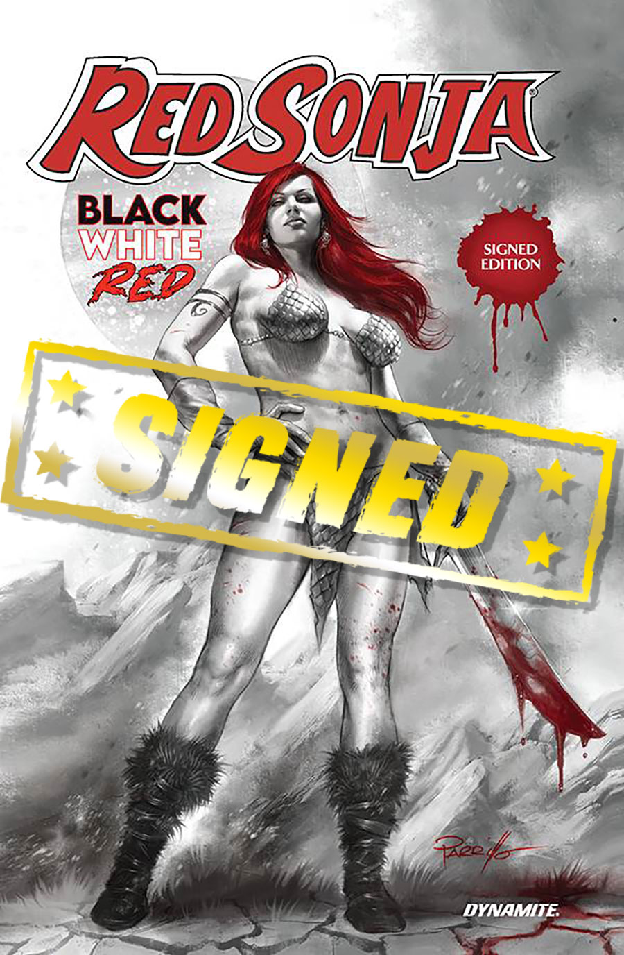 Red Sonja Black White Red Vol 1 HC Signed Edition